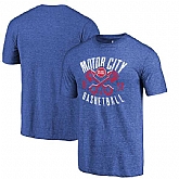 Detroit Pistons Fanatics Branded Royal Motor City Pistons Hometown Collection Tri Blend T-Shirt,baseball caps,new era cap wholesale,wholesale hats